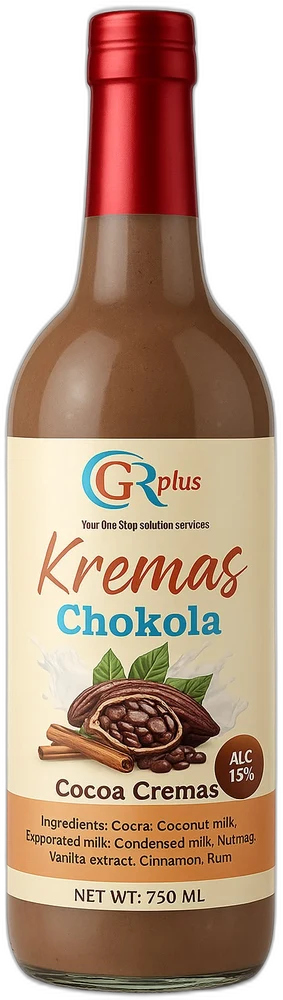 GR Plus Kremas Chokola bottle — coming soon